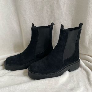 Sam Edelman suede boots! Worn once, they run narrow.